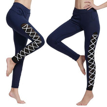 Load image into Gallery viewer, Women Yoga Leggings Middle Waist Yoga Pant