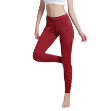 Load image into Gallery viewer, Women Yoga Leggings Middle Waist Yoga Pant