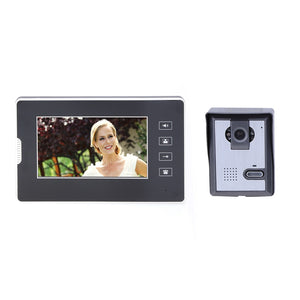 7 Inch Colour TFT-LCD Monitor Video Door Phone Intercom System