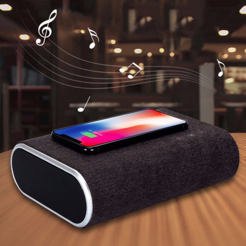 F176 Smart Wireless Charger Bluetooth Speaker Stereo