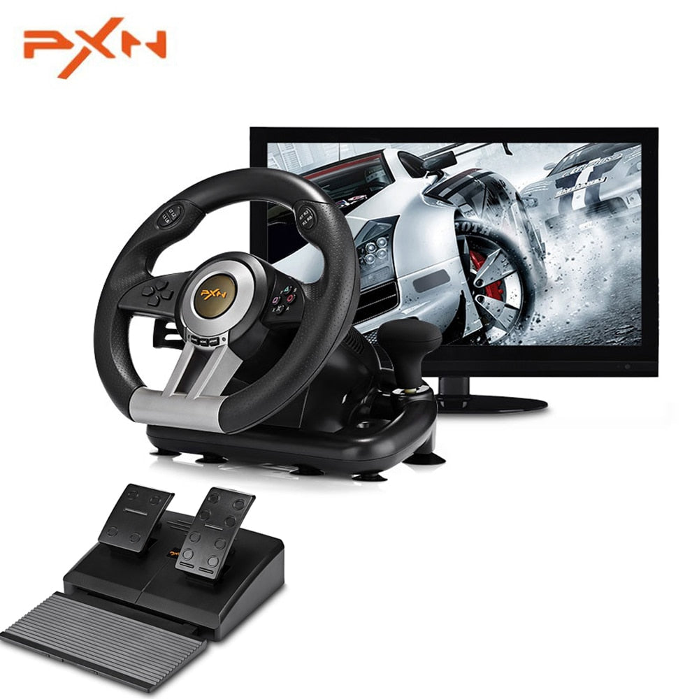 PXN V3II Racing Game Pad 180 Degree Steering Wheel