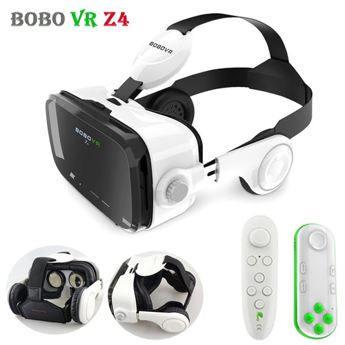 Original BOBOVR Z4 Leather 3D Cardboard Helmet VR