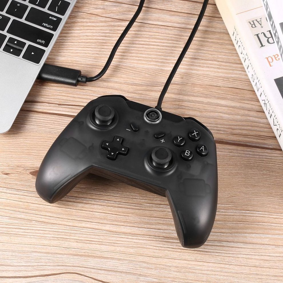 10PCS Fashion Black USB Wired Game Controller For Switch